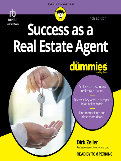 Title details for Success as a Real Estate Agent For Dummies by Dirk Zeller, CEO - Available